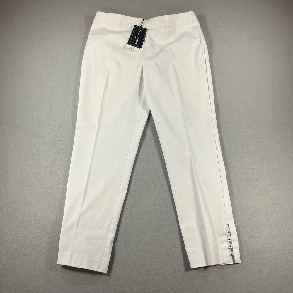 Counterparts White Womens Dress Pants, Size 10, Super Stretch